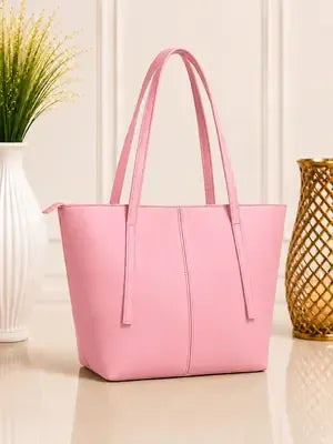 Women's Premium Leather Plain Shoulder Bag for Ladies