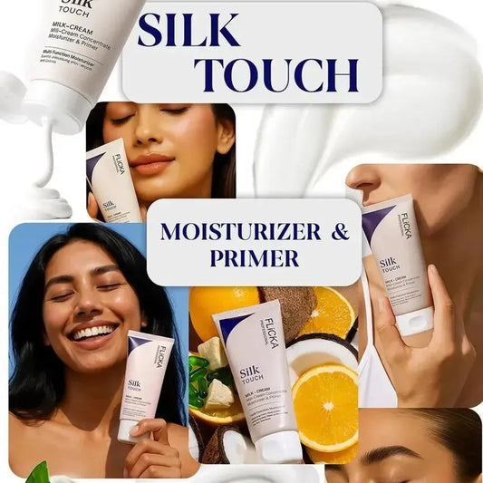 Flicka Silk Touch 3-in-1 Moisturizer & Primer White 30ml – Hydrating Makeup Base for All Skin Types