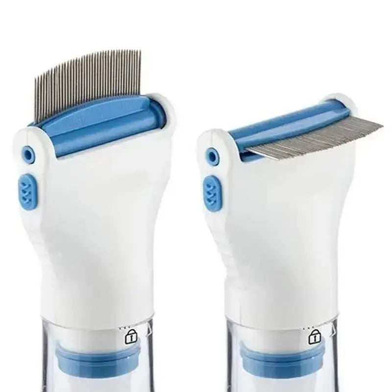 V-Comb Electronic Head Lice Removal Comb with Vacuum – Safe & Reusable Lice & Nits Remover for Kids and Adults