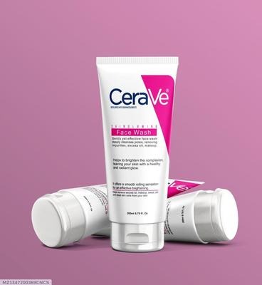 CeraVe Whitening & Brightening Face Wash 200ml for All Skin Types | Deep Cleansing Facial Cleanser